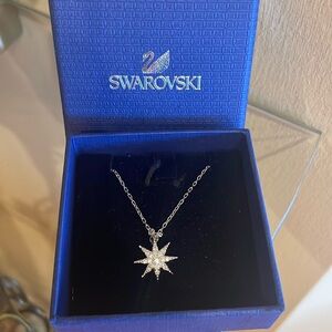 Swarovski Crystal Star Necklace/Boxed!with Tag